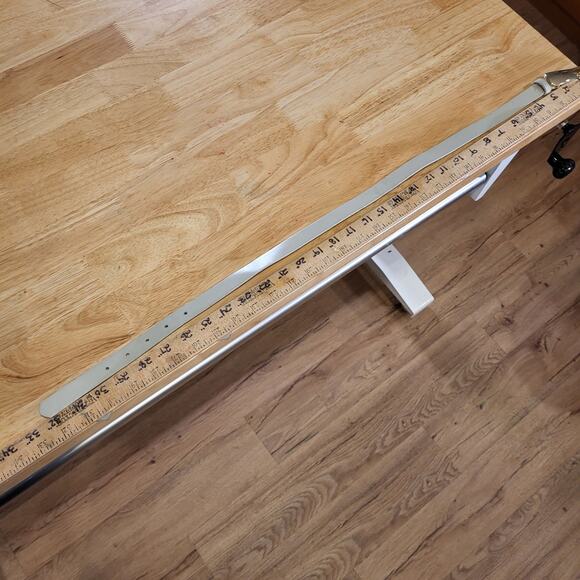 Leather Gray Skinny Belt Gold Talon Fang Clasp 30" Long - Picture 4 of 9